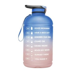 Gallon Water Bottle with Straw