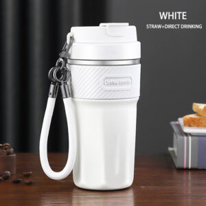 316 Stainless Steel Insulated Coffee Mug – Double Wall Vacuum Cup with Lid for Office & Travel